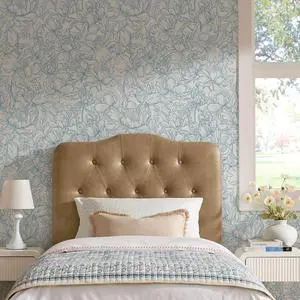 Annabel Faux Leather Adjustable Twin Headboard in Toast - Padded Vegan Leather Headboard with 7 Height-Adjustable Positions Annabel Faux Leather Adjustable Twin Headboard in Toast - Padded Vegan Leather Headboard with 7 Height-Adjustable Positions