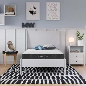 Aveline 6 Gel Infused Memory Mattress with CertiPUR-US Certified Foam Twin Mattress Aveline 6 Gel Infused Memory Mattress with CertiPUR-US Certified Foam Twin Mattress