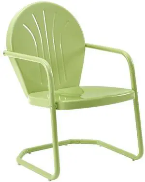 Griffith Outdoor Chair, Retro Metal Patio Chairs for Dining, Porch, Deck, Balcony, Key Lime Griffith Outdoor Chair, Retro Metal Patio Chairs for Dining, Porch, Deck, Balcony, Key Lime