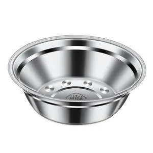 Single Stainless Steel Bowl, Small Soup Cereal Bowl for Kids & Adults, Durable for Home & School Use Single Stainless Steel Bowl, Small Soup Cereal Bowl for Kids & Adults, Durable for Home & School Use