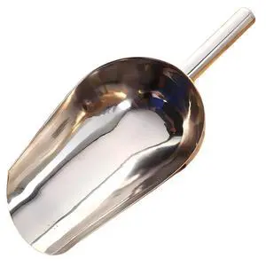 Stainless Steel Flat Scoop for Kitchen & Pantry Ice, Coffee, Rice, Flour, Sugar, Pet Food & More Stainless Steel Flat Scoop for Kitchen & Pantry Ice, Coffee, Rice, Flour, Sugar, Pet Food & More