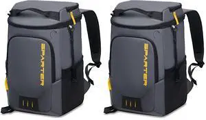 SPARTER Backpack Cooler Insulated Leak Proof 33/49 Cans, 2 Insulated Compartments Thermal Bag, Portable Lightweight Beach Travel Camping Lunch Backpack for Men and Women SPARTER Backpack Cooler Insulated Leak Proof 33/49 Cans, 2 Insulated Compartments Thermal Bag, Portable Lightweight Beach Travel Camping Lunch Backpack for Men and Women