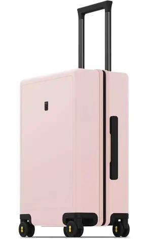 LEVEL8 Pink Suitcase with Spinner Wheels, Carry on Luggage Airline Approved, Suitcase for women Men, Lightweight Luminous Textured, Tsa Lock, 20 Inch LEVEL8 Pink Suitcase with Spinner Wheels, Carry on Luggage Airline Approved, Suitcase for women Men, Lightweight Luminous Textured, Tsa Lock, 20 Inch