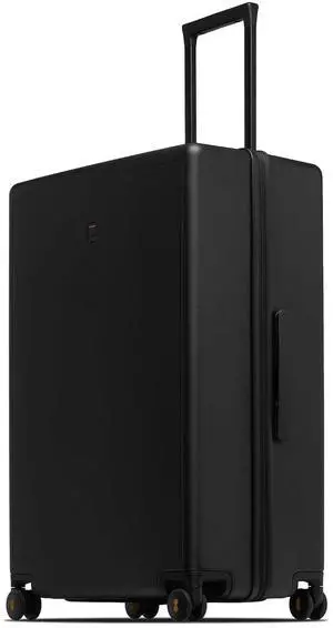 LEVEL8 Checked Luggage, Large Hardside Suitcases with Wheels 28 Inch Luggage, Luminous Textured Lightweight Hard Shell Suitcases Locks Tsa Approved, Black LEVEL8 Checked Luggage, Large Hardside Suitcases with Wheels 28 Inch Luggage, Luminous Textured Lightweight Hard Shell Suitcases Locks Tsa Approved, Black