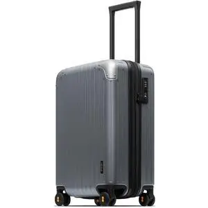 LEVEL8 Carry on Luggage Airline Approved, Hardshell Suitcases with Spinner Wheels, PC Expandable Luggage, 20 Inch, Gray LEVEL8 Carry on Luggage Airline Approved, Hardshell Suitcases with Spinner Wheels, PC Expandable Luggage, 20 Inch, Gray