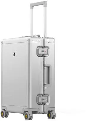 LEVEL8 Gibraltar Carry on Luggage, 20 Inch Aluminum Zipperless Luggages Airline Approved, Hardside Suitcase with TSA Lock and Spinner Wheels, Silver LEVEL8 Gibraltar Carry on Luggage, 20 Inch Aluminum Zipperless Luggages Airline Approved, Hardside Suitcase with TSA Lock and Spinner Wheels, Silver