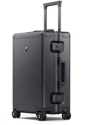 LEVEL8 Gibraltar Aluminum Zipperless Luggage 20 Inch, Hardside Carry on Suitcases with Wheels Tsa Lock, 8 Spinner Wheels, Dark Grey LEVEL8 Gibraltar Aluminum Zipperless Luggage 20 Inch, Hardside Carry on Suitcases with Wheels Tsa Lock, 8 Spinner Wheels, Dark Grey