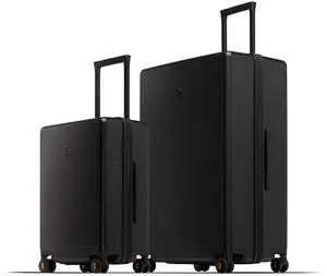 LEVEL8 Elegance Matte Luggage Set, 20 Inch Carry-on Luggage, 28 Large Suitcase Lightweight Hardside Suitcases with Wheels,Tsa Lock,2-Piece Set(20/28), Black LEVEL8 Elegance Matte Luggage Set, 20 Inch Carry-on Luggage, 28 Large Suitcase Lightweight Hardside Suitcases with Wheels,Tsa Lock,2-Piece Set(20/28), Black