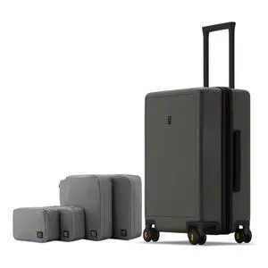 LEVEL8 Elegance Carry-on Suitcase, 20 Inch Carry on Luggage, Hardside Large Suitcases with Wheels, Tavel Bag with Tsa Lock, Olive Green LEVEL8 Elegance Carry-on Suitcase, 20 Inch Carry on Luggage, Hardside Large Suitcases with Wheels, Tavel Bag with Tsa Lock, Olive Green