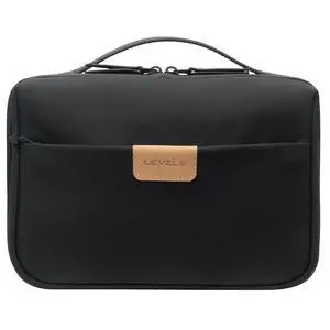 LEVEL8 Travel Toiletry Bag for Women Men, Travel Organizer Water Repellent, Makeup Organizer with Hang Hook for Travel Accessories, Large/Black LEVEL8 Travel Toiletry Bag for Women Men, Travel Organizer Water Repellent, Makeup Organizer with Hang Hook for Travel Accessories, Large/Black