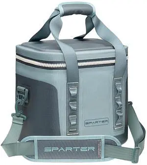 SPARTER Portable Soft Cooler 12 Cans, IP68 Tizip Leak-Proof Zipper for Camping, Fishing, Beach, Outdoors Insulated Ice Chest with Reusable Ice Pack SPARTER Portable Soft Cooler 12 Cans, IP68 Tizip Leak-Proof Zipper for Camping, Fishing, Beach, Outdoors Insulated Ice Chest with Reusable Ice Pack