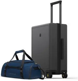 LEVEL8 Luminous 20 Inch Carry on Luggage with Water Resistant Travel Duffle Bag LEVEL8 Luminous 20 Inch Carry on Luggage with Water Resistant Travel Duffle Bag