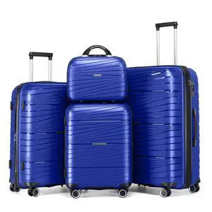 LARVENDER Luggage Sets, Luggage 4 Piece Set, Expandable Luggage Set Clearance Suitcases with Spinner Wheels Luggage with TSA Lock (Klein Blue) LARVENDER Luggage Sets, Luggage 4 Piece Set, Expandable Luggage Set Clearance Suitcases with Spinner Wheels Luggage with TSA Lock (Klein Blue)