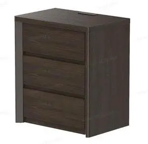 AMADA HOMEFURNISHING 3 Drawer Nightstand with Charging Station, 22.8 Wide Walnut Wood Bedside Table with USB-C, USB & 2 AC Outlets, Mid-Century Modern Curved End Table for Bedroom or Living Room AMADA HOMEFURNISHING 3 Drawer Nightstand with Charging Station, 22.8 Wide Walnut Wood Bedside Table with USB-C, USB & 2 AC Outlets, Mid-Century Modern Curved End Table for Bedroom or Living Room