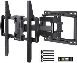 Pipishell Full Motion TV Wall Mount for Most 37-75 inch TVs, Wall Mount Bracket with Dual Articulating Arms, Swivel, Tilt, Max VESA 600x400mm up to 100 lbs, TV Mount Fits 12/16 Wood Studs, PILF6 Pipishell Full Motion TV Wall Mount for Most 37-75 inch TVs, Wall Mount Bracket with Dual Articulating Arms, Swivel, Tilt, Max VESA 600x400mm up to 100 lbs, TV Mount Fits 12/16 Wood Studs, PILF6