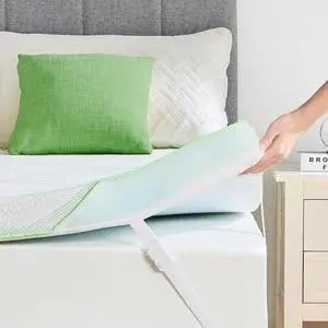 PERLECARE King Mattress Topper, 3 Inch Dual Layer Gel Memory Foam Bed Topper with Bamboo Cover, Medium Firm Support for Pressure Relief, Removable Washable Cover, Non-Slip Designing PERLECARE King Mattress Topper, 3 Inch Dual Layer Gel Memory Foam Bed Topper with Bamboo Cover, Medium Firm Support for Pressure Relief, Removable Washable Cover, Non-Slip Designing