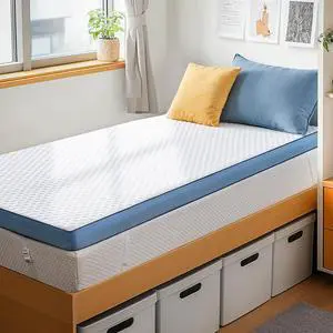 PERLECARE 3 Inch Firm Mattress Topper Twin Size, Cooling Gel-Infused & Bamboo Charcoal Memory Foam Bed Topper for Pressure Relief, High-Density Mattress Pad with Removable Cover PERLECARE 3 Inch Firm Mattress Topper Twin Size, Cooling Gel-Infused & Bamboo Charcoal Memory Foam Bed Topper for Pressure Relief, High-Density Mattress Pad with Removable Cover