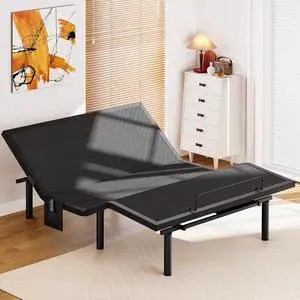 Amada Queen Adjustable Bed Base, Bed Frame with Head & Foot Incline, Wireless Remote, 4 USB Ports & LED Night Light, Head & Foot Incline, Electric Bed with 4 Height Options, 01B-Q Amada Queen Adjustable Bed Base, Bed Frame with Head & Foot Incline, Wireless Remote, 4 USB Ports & LED Night Light, Head & Foot Incline, Electric Bed with 4 Height Options, 01B-Q