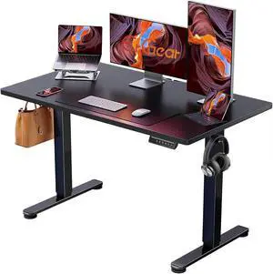 ErGear Height Adjustable Electric Standing Desk, 48 x 24 Inches Sit Stand up Desk, Memory Computer Home Office Desk, Black ErGear Height Adjustable Electric Standing Desk, 48 x 24 Inches Sit Stand up Desk, Memory Computer Home Office Desk, Black