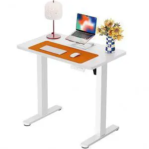 ErGear Height Adjustable Electric Standing Desk, 32 x 19 Inches Sit Stand up Desk with Memory Presets, Computer Home Office Desk, White ErGear Height Adjustable Electric Standing Desk, 32 x 19 Inches Sit Stand up Desk with Memory Presets, Computer Home Office Desk, White