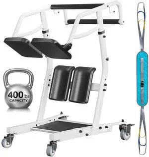 PERLECARE Sit to Stand Lift for Elderly, Stand Assist with Adjustable Height Options, Safety Belt and Lockable Smooth Casters, Easy Operation, Ideal for Post-Surgery Recovery and Disabled Individuals PERLECARE Sit to Stand Lift for Elderly, Stand Assist with Adjustable Height Options, Safety Belt and Lockable Smooth Casters, Easy Operation, Ideal for Post-Surgery Recovery and Disabled Individuals