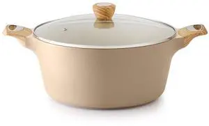 Ceramic Nonstick Stock Pot with Lid, 2.6/4.5/6.6/8.5/11 QT Soup Pot Casserole Pot, Non-toxic Healthy Pasta Pot, Large Cooking Pot Stew Pot, Induction Compatible, PFOA PFAS PTFE Free, Taupe Ceramic Nonstick Stock Pot with Lid, 2.6/4.5/6.6/8.5/11 QT Soup Pot Casserole Pot, Non-toxic Healthy Pasta Pot, Large Cooking Pot Stew Pot, Induction Compatible, PFOA PFAS PTFE Free, Taupe