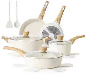 Ceramic Cookware Sets, Pots and Pans Set Non stick, 14 Piece Induction Cookware, Non toxic Healthy Non Stick Kitchen Cooking Set, with Frying Pans Set, PFAS PTFE PFOA PFOS Free Ceramic Cookware Sets, Pots and Pans Set Non stick, 14 Piece Induction Cookware, Non toxic Healthy Non Stick Kitchen Cooking Set, with Frying Pans Set, PFAS PTFE PFOA PFOS Free