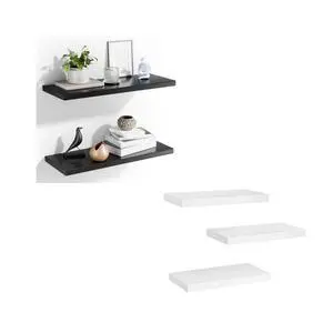 AMADA HOMEFURNISHING Floating Shelves, Wall Shelves for Bathroom AMADA HOMEFURNISHING Floating Shelves, Wall Shelves for Bathroom