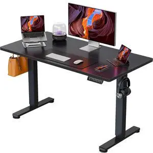 ErGear Height Adjustable Electric Standing Desk, 44 x 24 Inches Sit Stand up Desk, Memory Computer Home Office Desk, Black ErGear Height Adjustable Electric Standing Desk, 44 x 24 Inches Sit Stand up Desk, Memory Computer Home Office Desk, Black