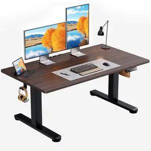 ErGear Low Height Adjustable Desk, Lifts 18.9-28.4 Inches, 48 X 24 Inches Electric Standing Desk for Kids, 4 Height Memory Settings & Storage Hooks, Home Office Computer Table & Study Desk, Walnut ErGear Low Height Adjustable Desk, Lifts 18.9-28.4 Inches, 48 X 24 Inches Electric Standing Desk for Kids, 4 Height Memory Settings & Storage Hooks, Home Office Computer Table & Study Desk, Walnut