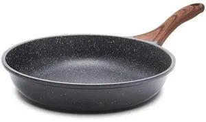 Nonstick Frying Pan Skillet, 12 Inch Omelette Pan with Swiss Granite Coating, Healthy Induction Cookware Chef's Pan, PFOA Free Nonstick Frying Pan Skillet, 12 Inch Omelette Pan with Swiss Granite Coating, Healthy Induction Cookware Chef's Pan, PFOA Free