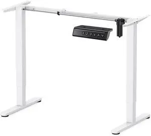 ErGear Electric Standing Desk Legs, 4 Memory Height Settings Height Adjustable Desk Frame, Sit Stand Table Legs Up to 47.2", Ergonomic Stand up Converter Base Workstation, White Frame Only ErGear Electric Standing Desk Legs, 4 Memory Height Settings Height Adjustable Desk Frame, Sit Stand Table Legs Up to 47.2", Ergonomic Stand up Converter Base Workstation, White Frame Only
