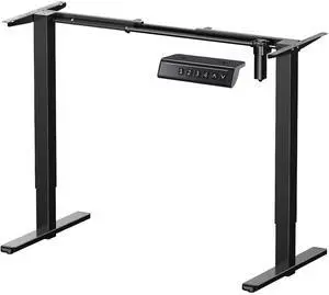 ErGear Electric Standing Desk Legs, 4 Memory Height Settings Height Adjustable Desk Frame, Sit Stand Table Legs Up to 47.2", Ergonomic Stand up Converter Base Workstation, Black Frame Only ErGear Electric Standing Desk Legs, 4 Memory Height Settings Height Adjustable Desk Frame, Sit Stand Table Legs Up to 47.2", Ergonomic Stand up Converter Base Workstation, Black Frame Only