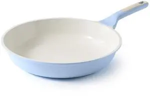 Nonstick Ceramic Frying Pan 8-Inch, Healthy Non Toxic Skillet, Induction Compatible Omelet Pan with Heat Resistant Handle, PFAS-Free, Blue Nonstick Ceramic Frying Pan 8-Inch, Healthy Non Toxic Skillet, Induction Compatible Omelet Pan with Heat Resistant Handle, PFAS-Free, Blue