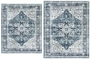 AMADA HOMEFURNISHING 5x7 and 6x9 Area Rugs Buying Together, Soft, Machine Washable, Stain-Resistant, Low-Profile Indoor Area Rugs with Non-Slip Backing & Durable Edge Binding AMADA HOMEFURNISHING 5x7 and 6x9 Area Rugs Buying Together, Soft, Machine Washable, Stain-Resistant, Low-Profile Indoor Area Rugs with Non-Slip Backing & Durable Edge Binding