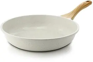 Nonstick Ceramic Frying Pan Skillet, 9.5 Inch Omelet Pan, Healthy Non Toxic Chef Pan, Induction Compatible Egg Pan with Heat Resistant Handle, PFAS-Free Nonstick Ceramic Frying Pan Skillet, 9.5 Inch Omelet Pan, Healthy Non Toxic Chef Pan, Induction Compatible Egg Pan with Heat Resistant Handle, PFAS-Free