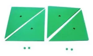 KICK Green Corner Ramp Kit for 48" Tables KICK Green Corner Ramp Kit for 48" Tables