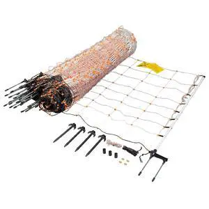 Gallagher 35" x 164' Electric Net Fence for Goats, Sheep, Garden Protection & Predator Control | Heavy-Duty Braided Turbo Wire Livestock Netting | Portable, Reusable Fence for Homesteads & Ranches Gallagher 35" x 164' Electric Net Fence for Goats, Sheep, Garden Protection & Predator Control | Heavy-Duty Braided Turbo Wire Livestock Netting | Portable, Reusable Fence for Homesteads & Ranches