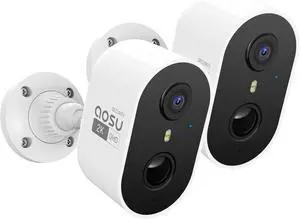 aosu 2K Security Camera Wireless Outdoor - 3MP Battery Powered Exterior Camera - 2-Pack Siren Alarm, Color Night Vision, 2-Way Audio, AI Detection, IP65 Waterproof, Cloud/SD Storage, Works with Alexa aosu 2K Security Camera Wireless Outdoor - 3MP Battery Powered Exterior Camera - 2-Pack Siren Alarm, Color Night Vision, 2-Way Audio, AI Detection, IP65 Waterproof, Cloud/SD Storage, Works with Alexa