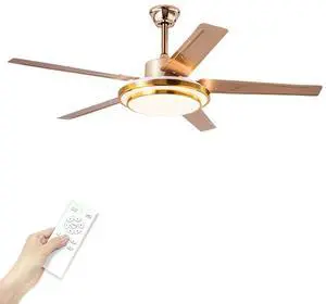 Stainless steel Ceiling Fan with Lights and Remote 52 inch 5-Blade Ceiling Fans Reversible, 3CCT, Dimmable, Noiseless for Bedroom, Farmhouse, living room, Indoor/Outdoor Use Stainless steel Ceiling Fan with Lights and Remote 52 inch 5-Blade Ceiling Fans Reversible, 3CCT, Dimmable, Noiseless for Bedroom, Farmhouse, living room, Indoor/Outdoor Use