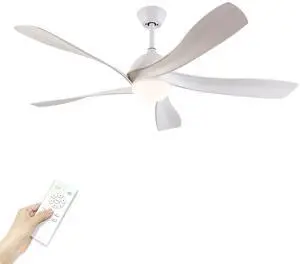 Ceiling Fans with Lights Remote Control 56" Modern LED Ceiling Fan with Lights Reversible DC Motor, Dimmable 3CCT Quiet Ceiling Fan for Covered Patios Living Room Ceiling Fans with Lights Remote Control 56" Modern LED Ceiling Fan with Lights Reversible DC Motor, Dimmable 3CCT Quiet Ceiling Fan for Covered Patios Living Room