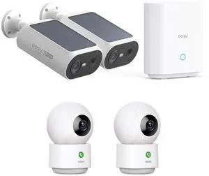 aosu Solar Security Cameras Wireless Outdoor/Indoor, 4 Pack aosu Solar Security Cameras Wireless Outdoor/Indoor, 4 Pack