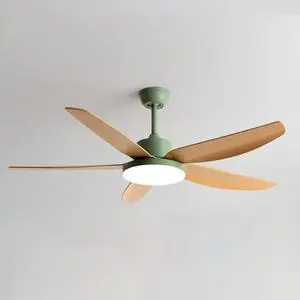 42 Inch Simple LED Ceiling Fan with Lights - 3 Color, 5-Blade, Flush Mount, Imitation Wood for Bedroom & Kitchen 42 Inch Simple LED Ceiling Fan with Lights - 3 Color, 5-Blade, Flush Mount, Imitation Wood for Bedroom & Kitchen