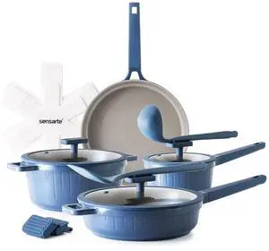 14 Pcs Pots and Pans Set Nonstick, Non toxic Ceramic Cookware Set with Nanoscale Dense Coating, High Heat Resistant Induction Cookware, Healthy Kitchen Cooking Set, PFOA/PFAS/PTFE Free 14 Pcs Pots and Pans Set Nonstick, Non toxic Ceramic Cookware Set with Nanoscale Dense Coating, High Heat Resistant Induction Cookware, Healthy Kitchen Cooking Set, PFOA/PFAS/PTFE Free