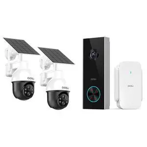 AOSU 3K/5MP Solar Security Cameras Outdoor Wireless 360-Degree 2K Wireless Camera AOSU 3K/5MP Solar Security Cameras Outdoor Wireless 360-Degree 2K Wireless Camera