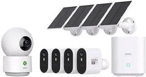 aosu 5MP SolarCam Max System 4-Cam-Kit + 2K Indoor Camera (Indoor Camera Doesn't Connect to Max's aosuBase) aosu 5MP SolarCam Max System 4-Cam-Kit + 2K Indoor Camera (Indoor Camera Doesn't Connect to Max's aosuBase)