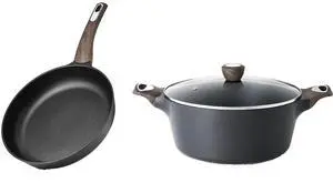 Nonstick Stock Pot Soup Pot with 9.5Inch Frying Pan Skillet, Free of Intentionally Added PFOA/PFOS, Induction Capable Nonstick Stock Pot Soup Pot with 9.5Inch Frying Pan Skillet, Free of Intentionally Added PFOA/PFOS, Induction Capable