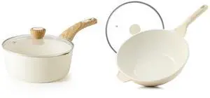 1.5 Quart Ceramic Nonstick Sauce Pan with Lid, Healthy Non Toxic Chef Pan,4.5 Quart Nonstick Wok Pan with Lid,Induction Cookware for Cooking 1.5 Quart Ceramic Nonstick Sauce Pan with Lid, Healthy Non Toxic Chef Pan,4.5 Quart Nonstick Wok Pan with Lid,Induction Cookware for Cooking