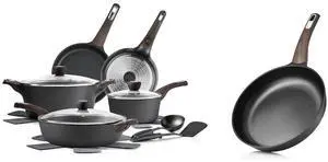 Nonstick Frying Pan Skillet 9.5Inch,Free of Intentionally Added PFOA/PFOS,14 Pcs Pots and Pans Set Non stick,Non toxic Healthy Induction Cookware Sets Nonstick Frying Pan Skillet 9.5Inch,Free of Intentionally Added PFOA/PFOS,14 Pcs Pots and Pans Set Non stick,Non toxic Healthy Induction Cookware Sets