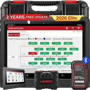 Launch X431 PRO3 (V+) V5.0 2026 Upgraded Bidirectional Scan Tool, OEM Topology Map, Scan HD Trucks, AutoAuth for FCA SGW, ECU Coding, 55+ Services, All System Diagnose, 2-Year Free Update, CAN FD Launch X431 PRO3 (V+) V5.0 2026 Upgraded Bidirectional Scan Tool, OEM Topology Map, Scan HD Trucks, AutoAuth for FCA SGW, ECU Coding, 55+ Services, All System Diagnose, 2-Year Free Update, CAN FD